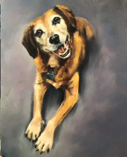 memorial pet portrait